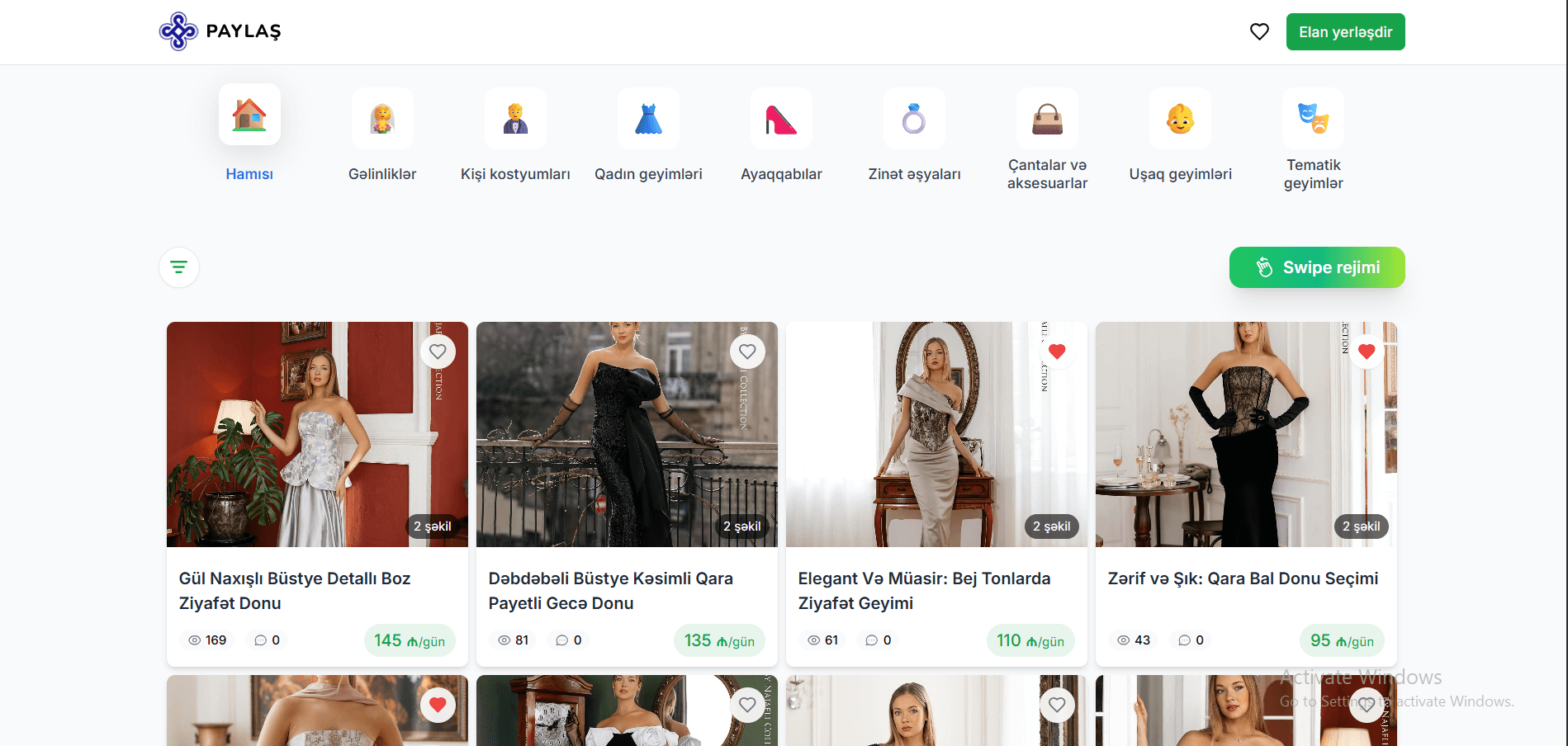 Payla.az — B2C / C2C Marketplace